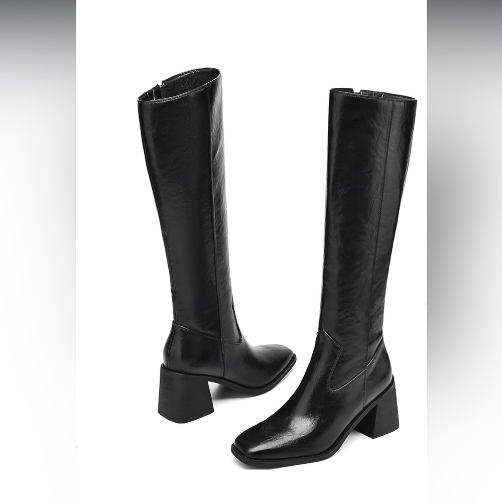Black Knee-High Women's Boots